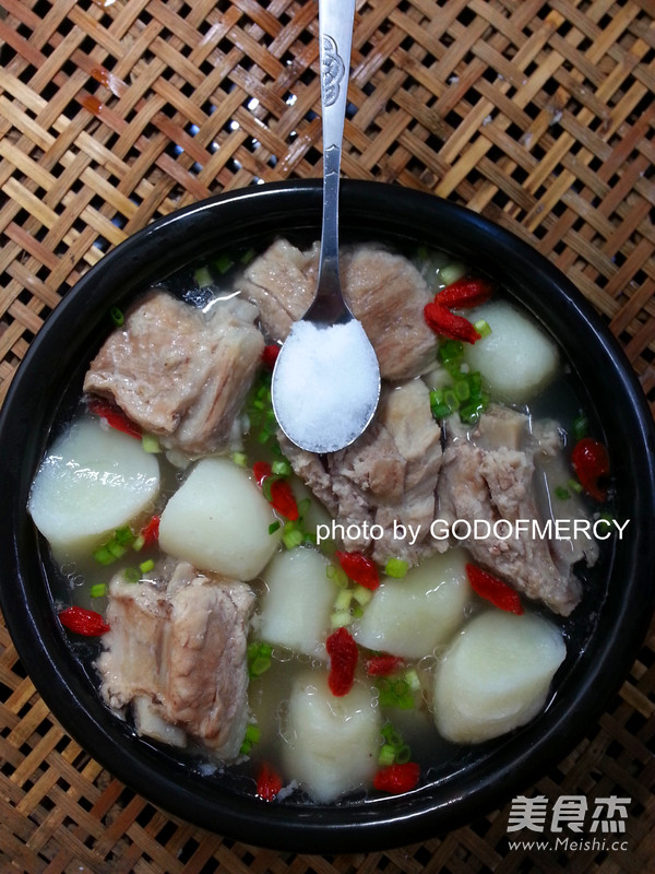 Yam Pork Ribs Soup recipe