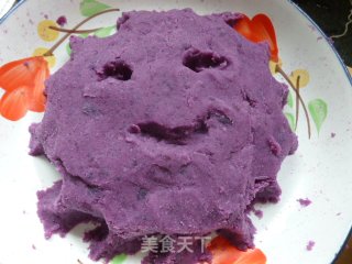 Purple Sweet Potato Mochi recipe