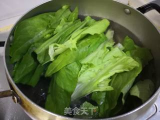 #快手素菜#boiled Oil Lettuce recipe