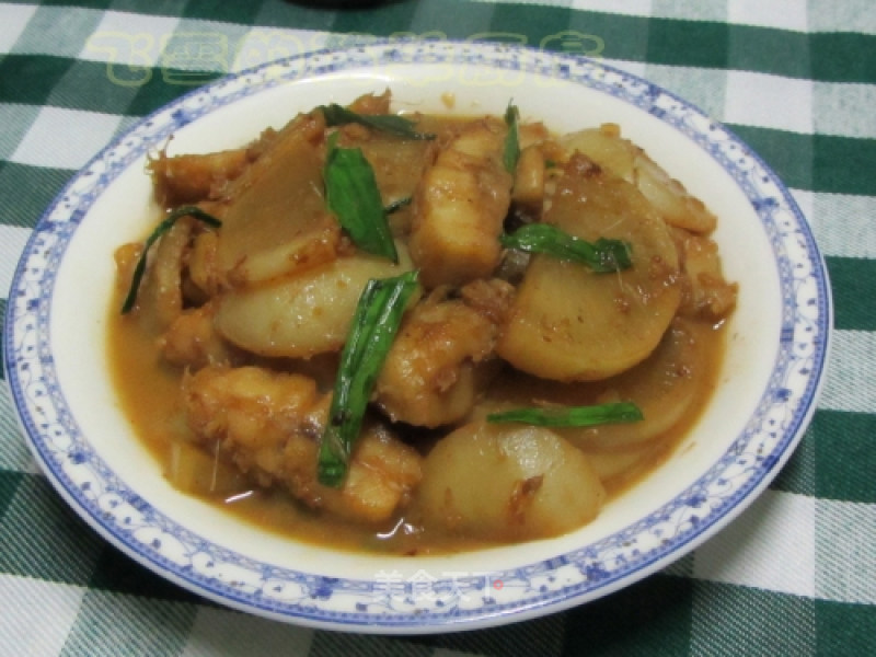Roasted Radish with Jade Sole recipe