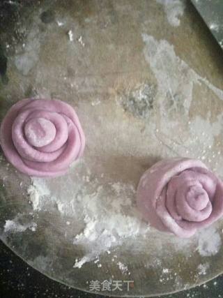 Purple Sweet Potato Mantou recipe