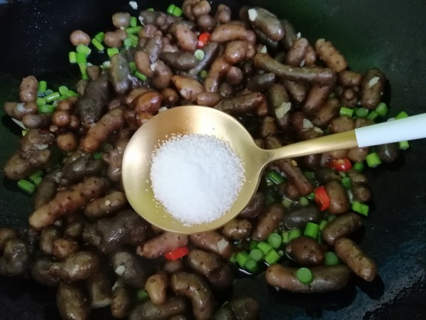 Fried Yam Beans recipe