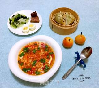 Tomato Egg Flower Tremella Soup recipe