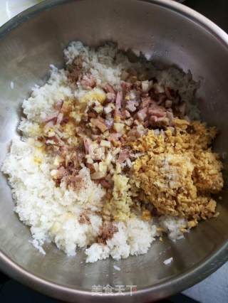 Steamed Glutinous Rice Balls recipe