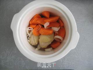 Chicken Drumsticks Carrot and Mushroom Soup recipe
