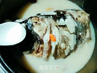 Stewed Fish Head with Tianma recipe