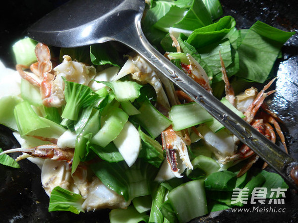 Rice White, Green Cabbage and Crab Soup recipe