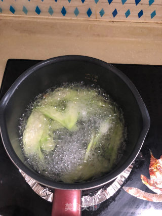 Loofah Omelette Soup recipe