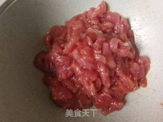 Meat Ribbon Bottom (how to Make The Pork Silk More Smooth and Tender) recipe