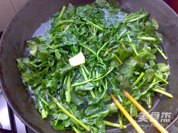 Boiled Watercress recipe