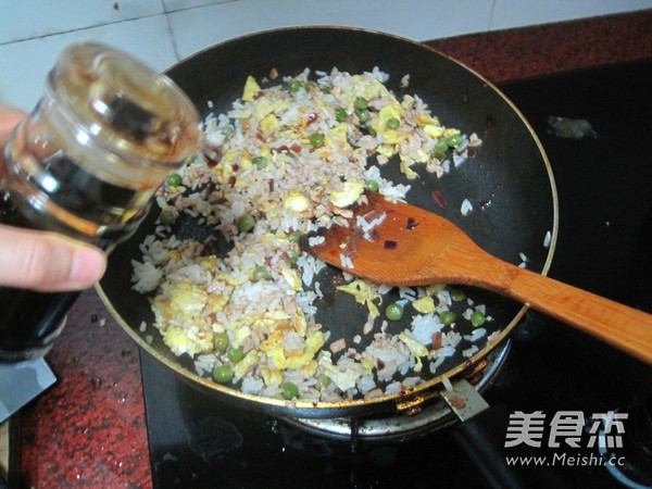 Fried Rice with Green Beans and Eggs recipe