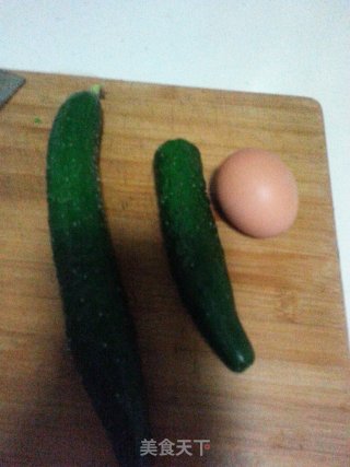 Scrambled Eggs with Cucumber recipe