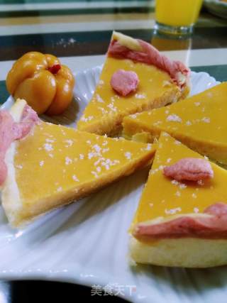 Pastoral Cheese Pumpkin Pie-winners of Lezhong Colorful Summer Baking Competition recipe