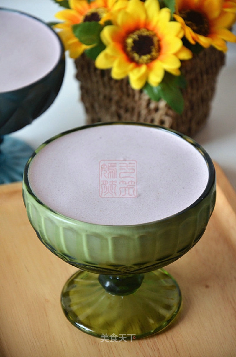 #aca烤明星大赛#purple Potato Mousse Cup Cake recipe