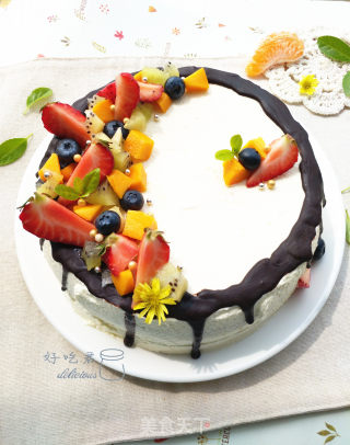 Fruit Glaze Cake recipe