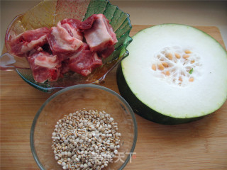 Winter Melon and Barley Pork Rib Soup recipe