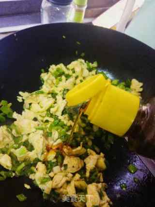 Scrambled Eggs with Green Peppers recipe