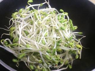 Stir-fried Bean Sprouts and Greens recipe
