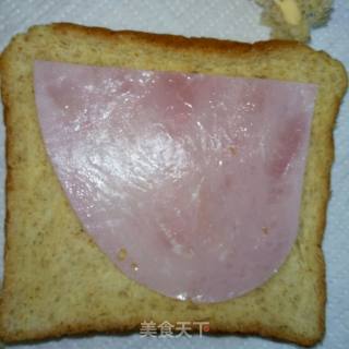 Ham West Toast recipe