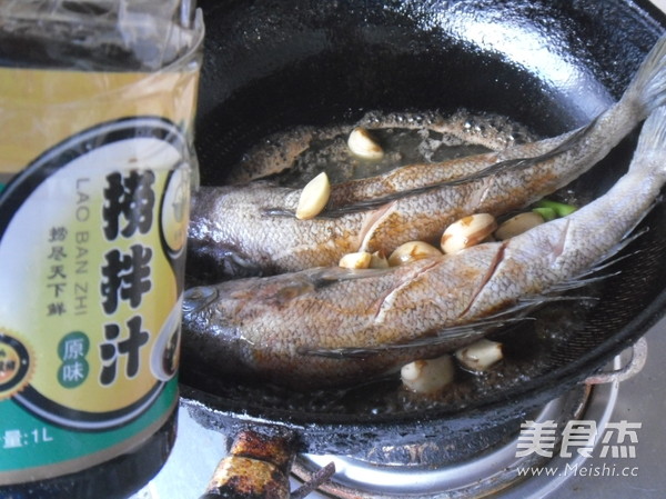 Grilled Fish with Garlic Sauce recipe