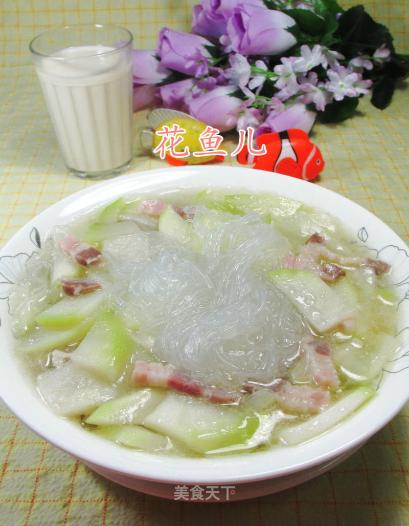 Boiled Vermicelli with Bacon and Pogua recipe