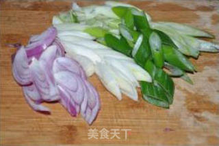 Stir-fried Lamb with Double Scallions recipe