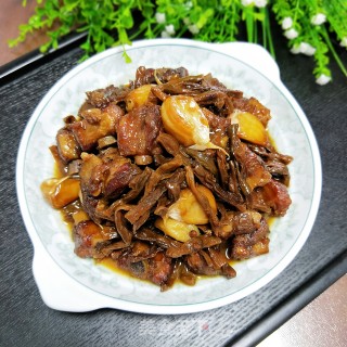 Stewed Pork Ribs with Dried Beans recipe