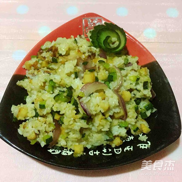 Fish Tofu Fried Rice recipe