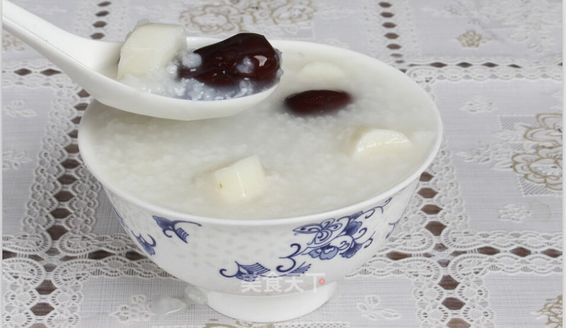 Chinese Yam and Red Date Congee (tonic Qi and Blood) recipe