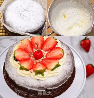 Chocolate Strawberry Cake recipe