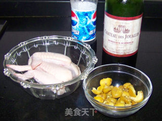 Braised Chicken Wings with Red Wine and Chestnut recipe
