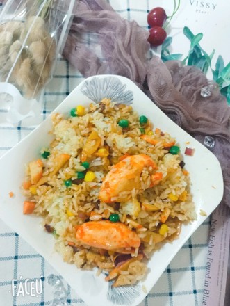 Crab Leg Fried Rice recipe