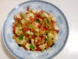 Spicy Braised Vegetarian Two Ding recipe