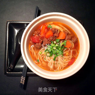 Tomato Sirloin Soup, Tomato Sirloin Noodles recipe