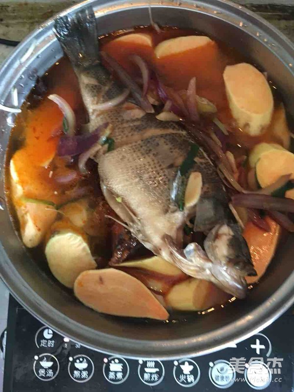 Perch Hot Pot recipe