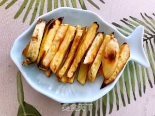 Roasted Sweet Potato Strips recipe