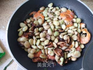 Shiitake Shrimp Dried Bean Rice recipe