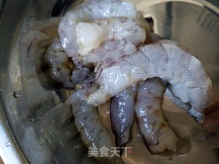 Fried Shrimp with Eggs recipe
