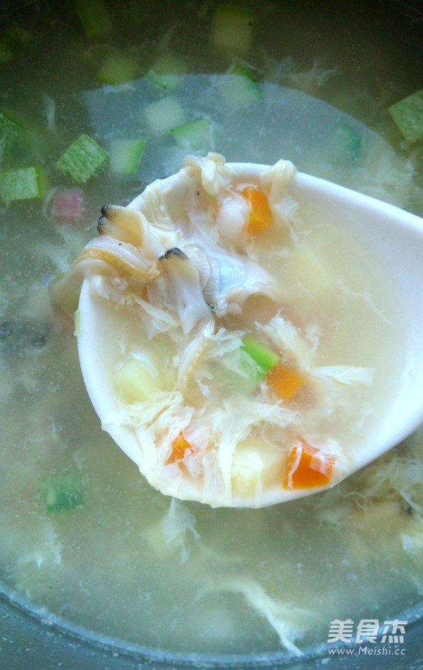 Homemade Colorful Seafood Soup recipe