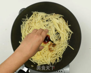 Green Pepper and Potato Shreds recipe