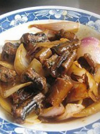 Grilled Rice Eel with Onion recipe