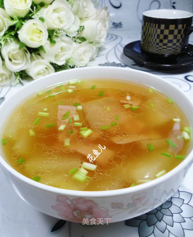Sliced Ham and Winter Melon Soup recipe