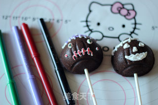 Halloween Chestnut Little Ghost Lollipop Cake recipe