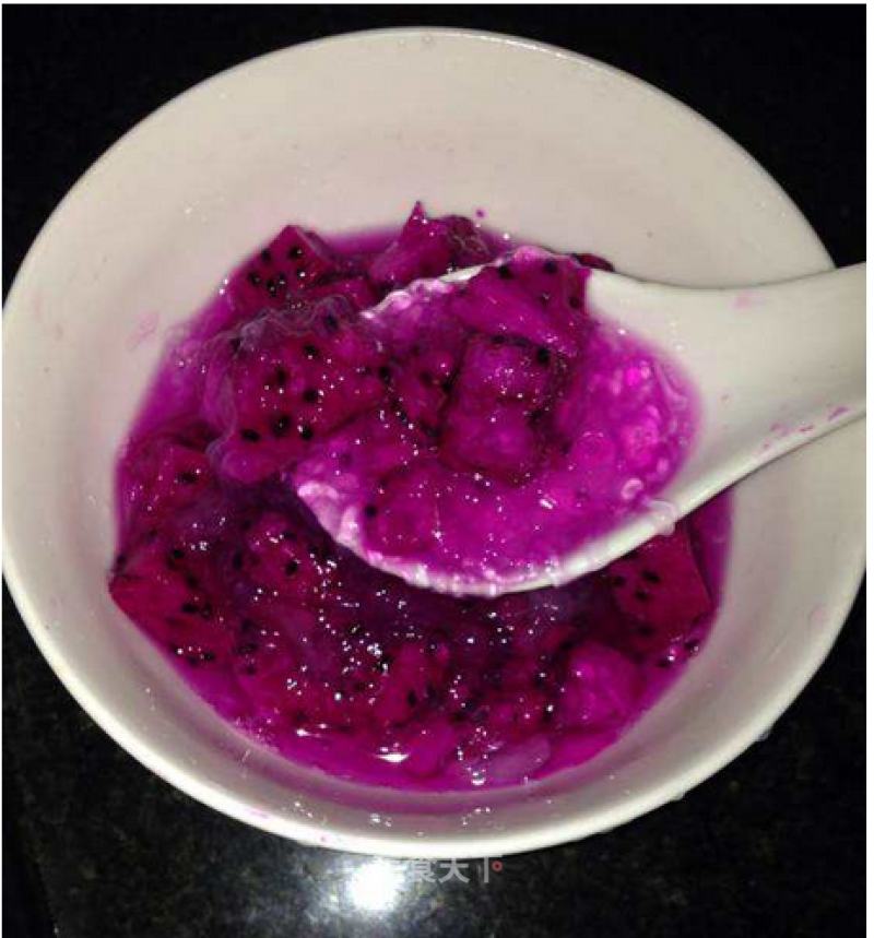 Dragon Fruit Bird's Nest recipe