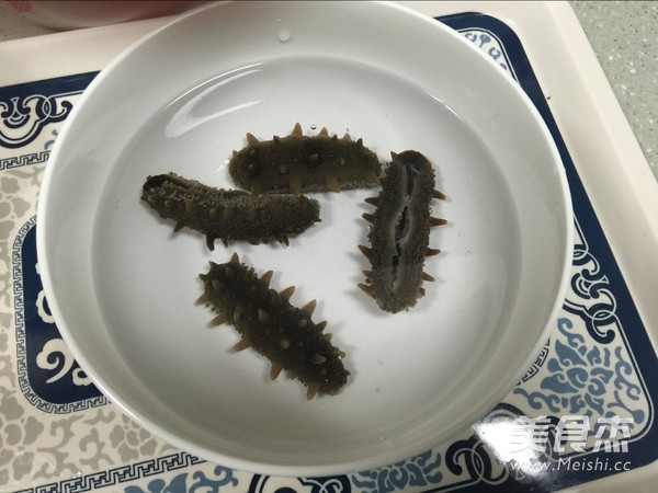 Soaked Dried Sea Cucumber recipe