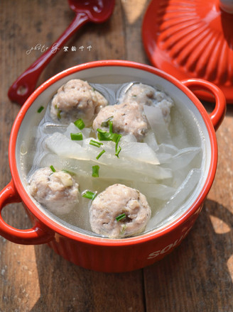 White Radish Fish Ball Soup recipe
