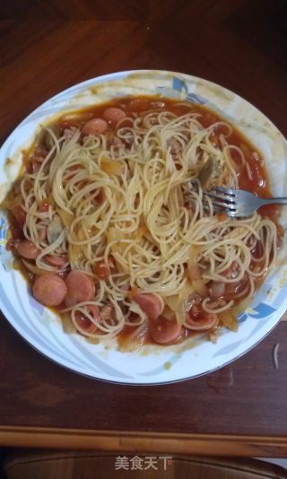 Spaghetti recipe