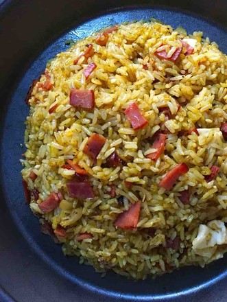Curry Cheese Baked (fried) Rice recipe