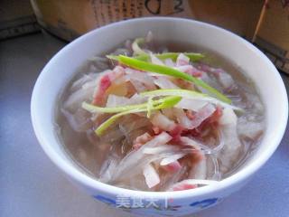 Bacon and Radish Soup recipe