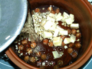 Yam Lotus Barley Soup recipe